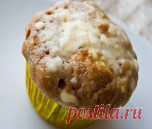 Тыквенные маффины с йогуртовым кремом