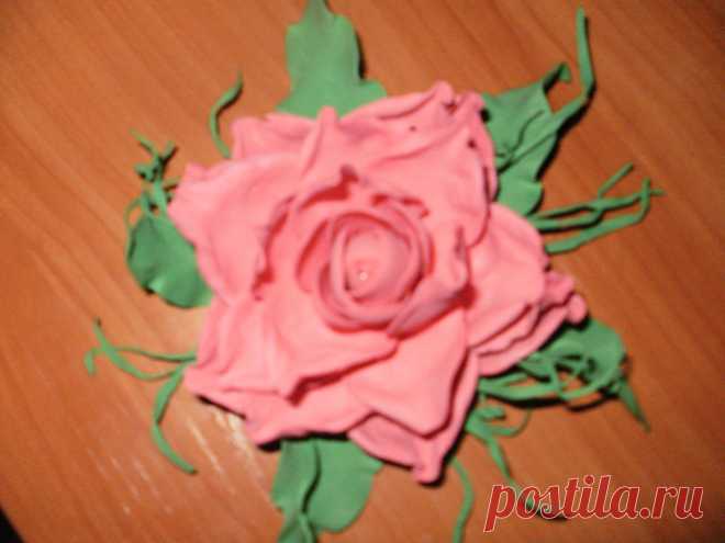 из фома розочка