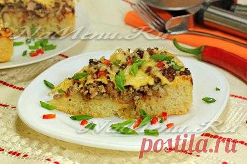 Пицца с мясным фаршем
