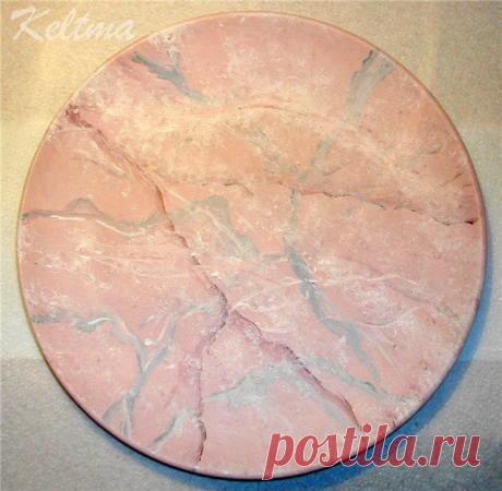 Имитация камня &quot;Мрамора&quot;. Мастер класс. - Имитация камня, текстуры - Полимерная глина - Каталог статей - Рукодел.TV