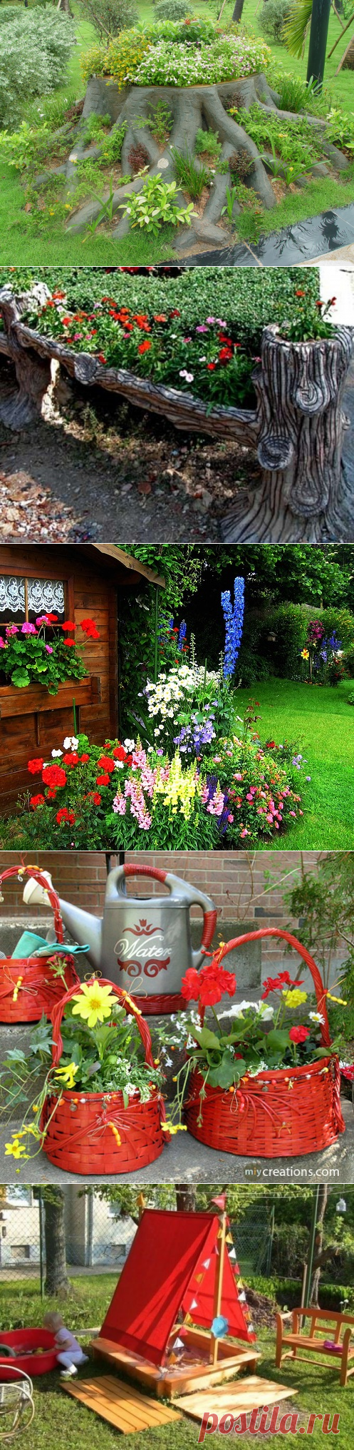 Дачные идеи украшения участка — 6 соток
