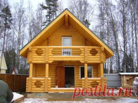 Проекты деревянных бань из оцилиндрованного бревна и бруса