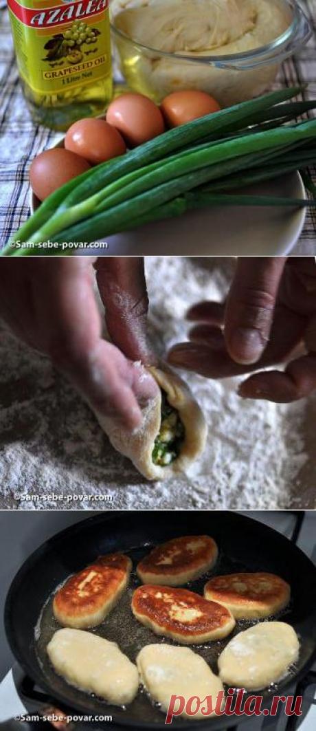 рецепт пирожков с луком и яйцом с фото