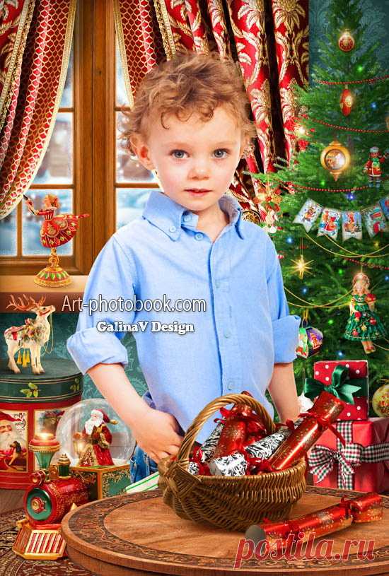 Портрет Новогодние игрушки (3)