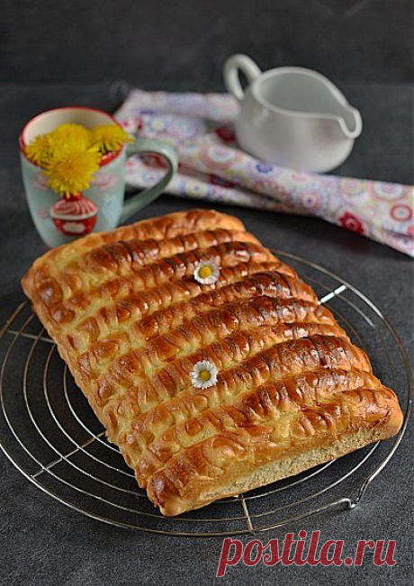 Сдобные булочки-сайки с заварным кремом - кулинарный рецепт