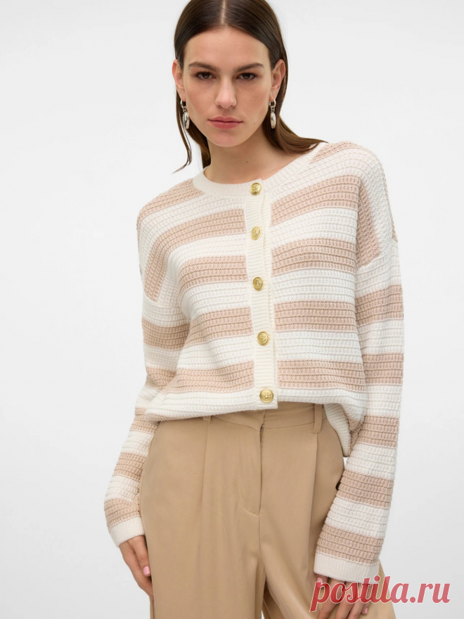 Кардиган Vero Moda из 100% хлопка (схема узора)