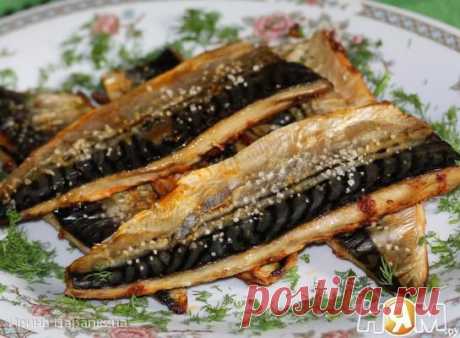 Скумбрия запеченная с паприкой и чесноком