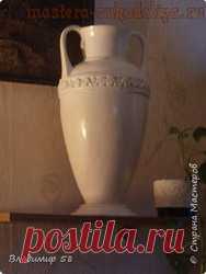 Амфора из соленого теста (лепка, мастер-класс)