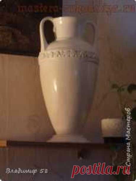 Амфора из соленого теста (лепка, мастер-класс)