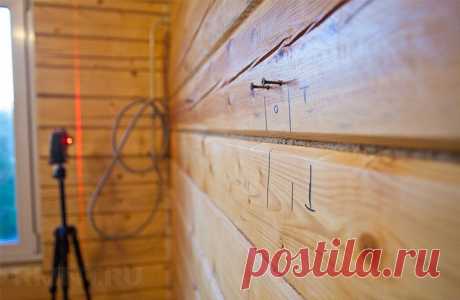Обшивка стен гипсокартоном в деревянном доме RMNT.RU