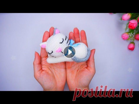 Котик крючком за 40 мин . Кот амигуруми . Игрушки крючком / мастер класс .Crochet cat amigurumi. В этом видео Вы увидите подробный мастер класс . Как связать крючком маленького котенка за 40 мин . Мастер класс очень легкий , такую игрушку смогут с...