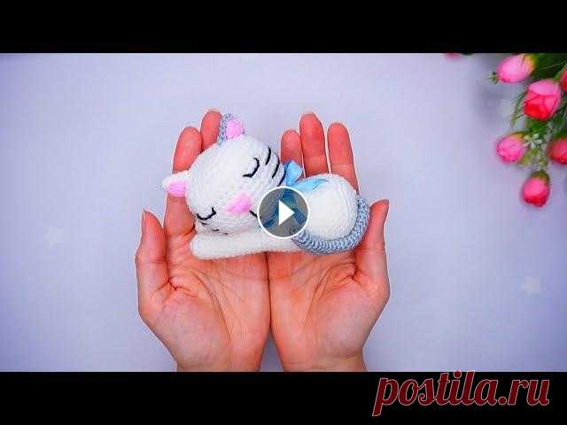 Котик крючком за 40 мин . Кот амигуруми . Игрушки крючком / мастер класс .Crochet cat amigurumi. В этом видео Вы увидите подробный мастер класс . Как связать крючком маленького котенка за 40 мин . Мастер класс очень легкий , такую игрушку смогут с...