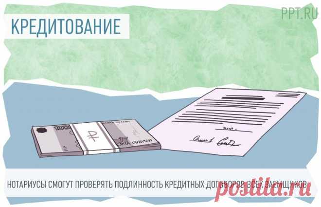 2023-НОТАРИУСЫ смогут проверять подлинность кредитных договоров всех заемщиков Кредиторы обязаны будут представлять нотариусам документы, подтверждающие перечисление денег заемщику вне зависимости от его гражданства.