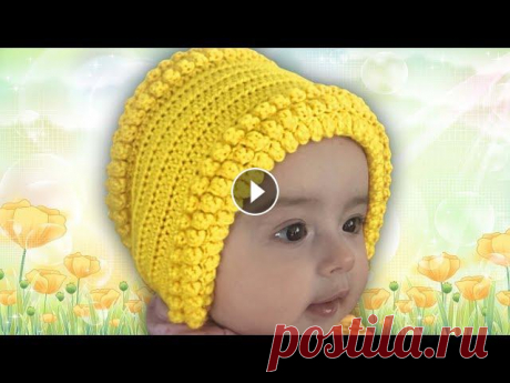 ✅ШАПОЧКА, ЧЕПЧИК, для новорожденных,  вязание КРЮЧКОМ, для начинающих Поддержите канал - зарегистрируйтесь на LetyShops: Подписывайтесь на канал, ставьте лайки ;) В этом видео вместе с вами свяжем красивую шапочку для но...