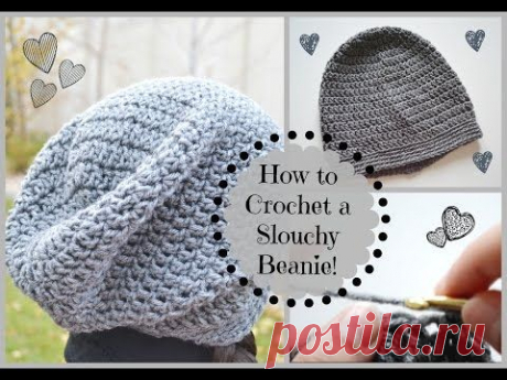 How to Crochet a Cute Slouchy Beanie! | Ms. Craft Nerd