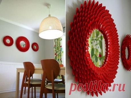 Декорируем зеркало