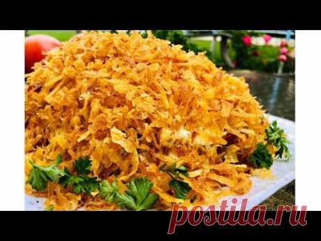 Уж очень он вкусный салат  от которого я не могу отказаться Время поесть
