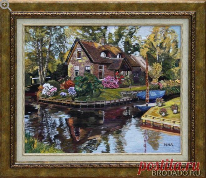 B R O D A D O   (вышивка гладью)  -  Вышитые вручную картины в технике художественная гладь. Автор Либерова Н.Н. ( вышивка гладью )