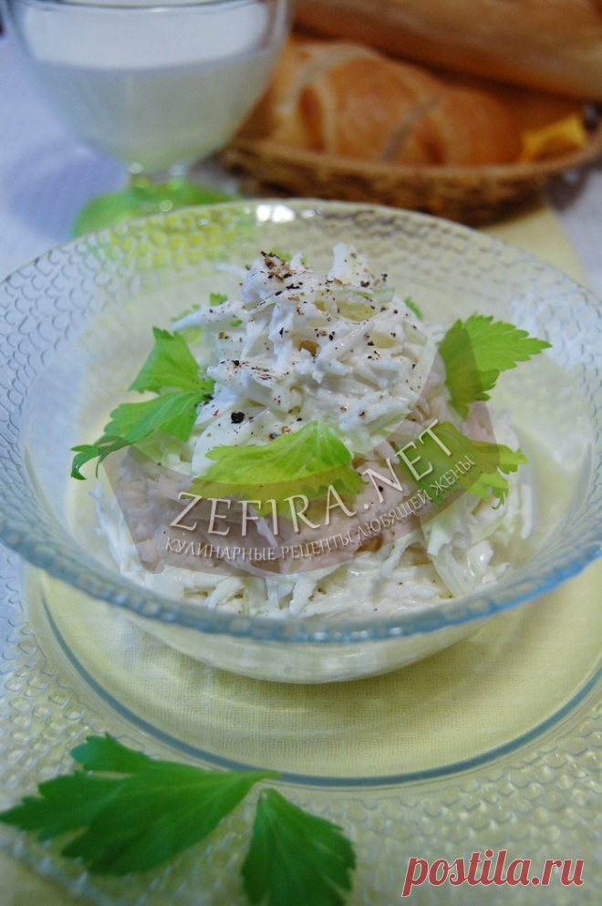 Рецепт вкусного салата из редьки с майонезом и луком — Кулинарные рецепты любящей жены