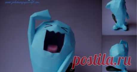 WOBBUFFET  202 / WOBBUFFET - Pokémon Papercraft  Name:  Wobbuffet  Type:  Psychic  Species:  Patient Pokémon  Height:  1.3 m (4′03″)  Weight:  28.5 kg...