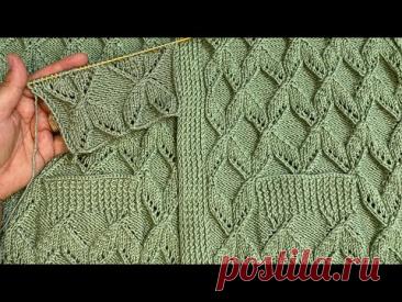 44/46 Beden Detaylı Bilgisiyle Kelebek Modelli Yelek Yapımı💚