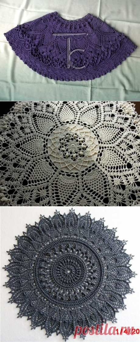По мотивам салфеток Патрисии Кристофферсен — Татьяна Комарова | Crochet Studio