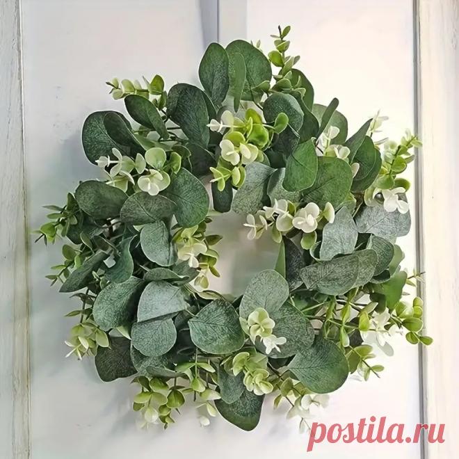 1/2 шт. искусственный венок из эвкалипта ткань венок из - Temu Moldova