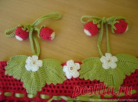 ♥LOVE HAND MADE: Сарафан "Клубничка" !/ robe en "Fraise" :)