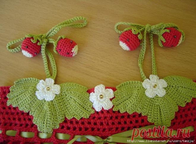 ♥LOVE HAND MADE: Сарафан "Клубничка" !/ robe en "Fraise" :)