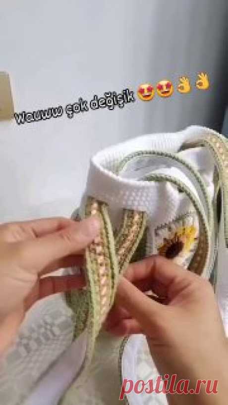 Ручки для сумки! Идея!  #вязание  • #сумка  садовый гид с ларисой зарубиной