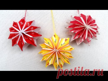 DIY super simple TEABAG STAR
