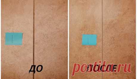 Как быстро очистить швы между кафельной плиткой