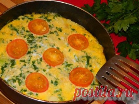 Фриттата с кабачками
