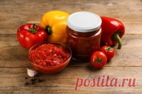 Лечо из перца и помидоров на зиму — Домашняя кулинария