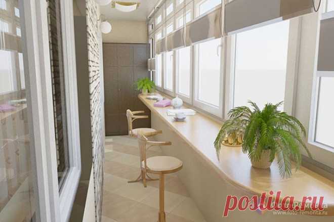 Дизайн небольшого балкона