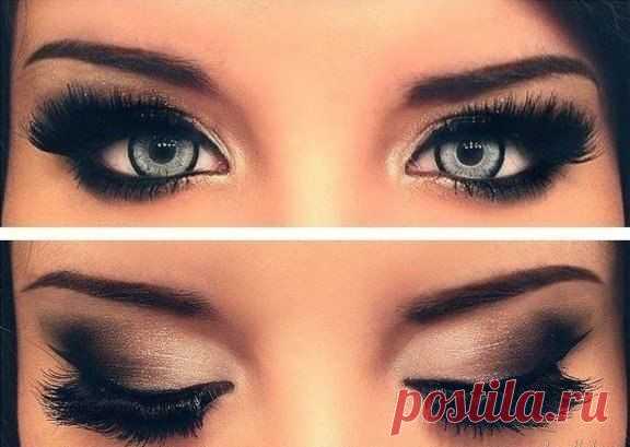 Smoky eyes под Ваш цвет глаз.