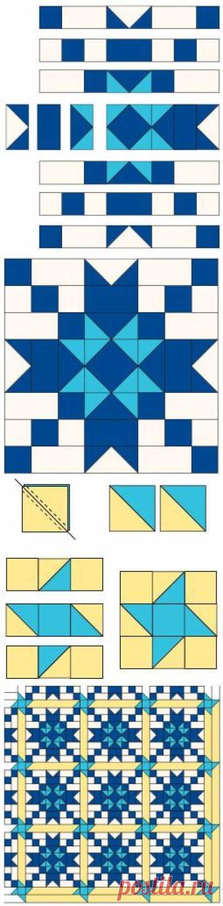 Woodland star - Quilts (intermediate)