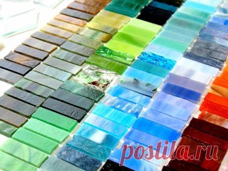 Стеклянная плитка своими руками из битого стекла и смолы | Ремонтдом | Яндекс Дзен