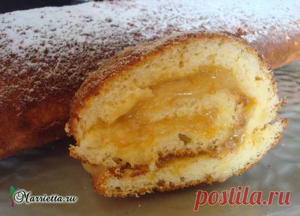 Лимонный крем «Lemon curd» для бисквитного рулета