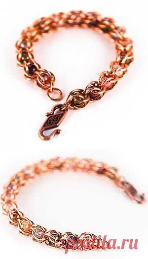 Браслет в технике "Captive chainmaille"(мастер-класс) / Аксессуары (не украшения) / Модный сайт о стильной переделке одежды и интерьера
