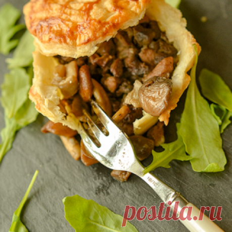 ГРИБНОЕ PATE С КУРИНЫМИ СЕРДЕЧКАМИ