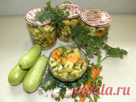 Кабачки маринованные чесночные. как грибы. - заготовки на зиму -