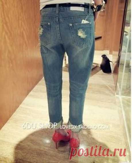 брюки картинке - более детальную картину о 2015 весны новая личность тонкие свободные прямые брюки отверстие джинсы коллапс длинные джинсовые брюки мода высокого качества Бесплатная доставка картина в джинсы от апартаментов одежда | Aliexpress.com | Группа alibaba
