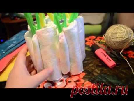Торт из подгузников. Урок 3