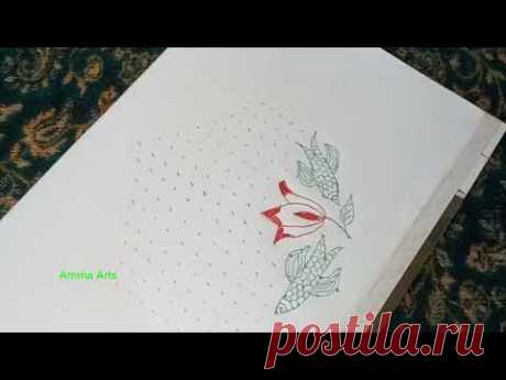 Easy Kolam | Rangoli Fish Design | Chukkala Muggu By Amma Arts