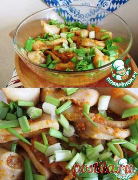 Кальмары в банке - кулинарный рецепт