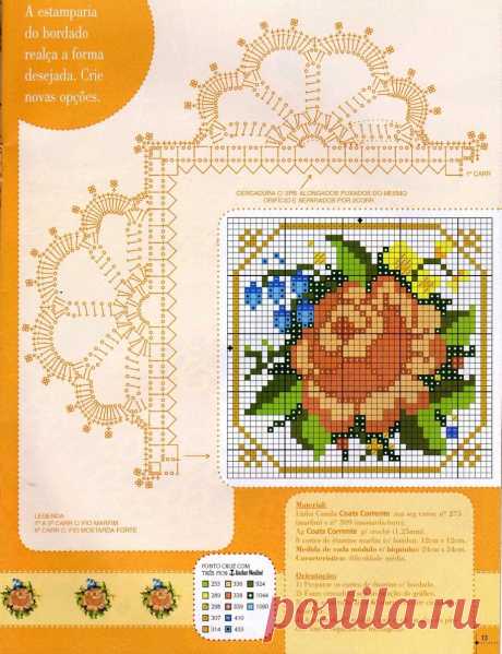 Кружевные салфетки и скатерти свышивкой