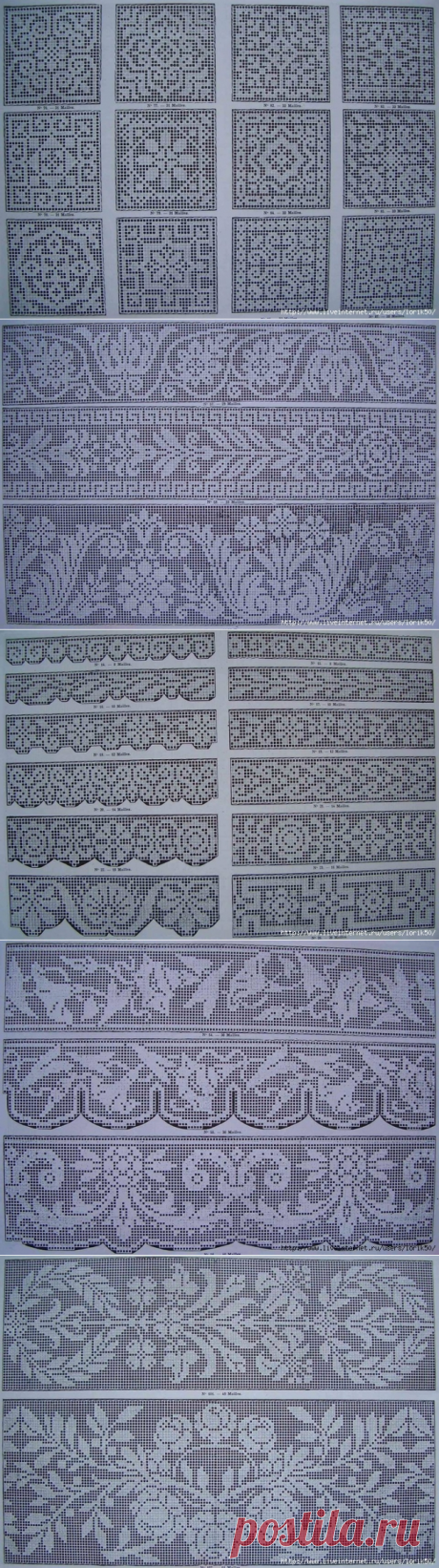 схемы филейные. много.