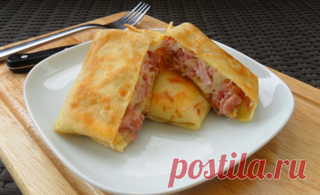 Фаршированные блинчики / Простые рецепты
