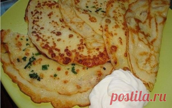 Тонкие картофельные блины | Приготовлено дома